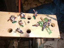  Zinn Metall Gussformen , Zubehör und bemalte Zinnsoldaten-SET