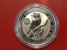 Australien, 2 Dollars, Kookaburra, 1995, 2 OZ Silber, Privy World Vision, rar