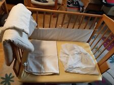 FabiMax Beistellbett für Baby, Basic, natur, Buche OHNE Matratze