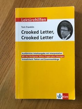 Lektürehilfen Tom Franklin: Crooked Letter, Crooked Letter - Zustand sehr gut