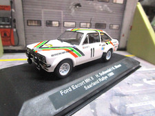 FORD Escort MKII RS Rallye Saarland 1980 #11 Soltwedel Berkenkamp UMBAU IXO 1:43