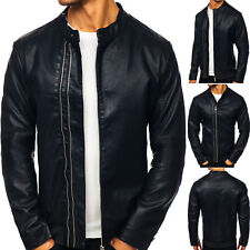 Sweatjacke Kunstlederjacke