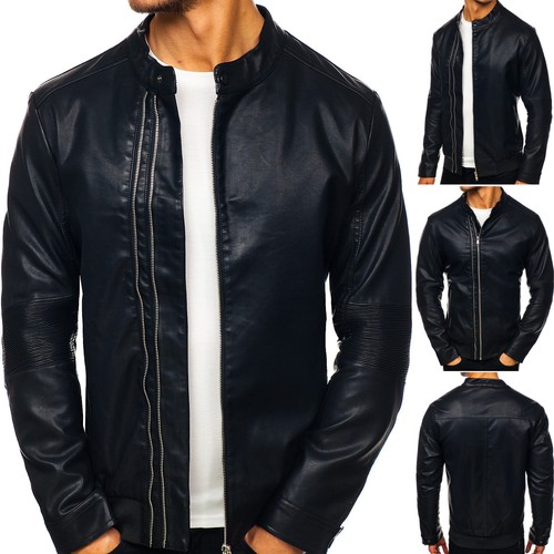 Sweatjacke kunstlederjacke - sweatjacke,