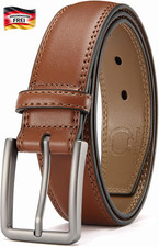 Ledergürtel Herren Schwarz