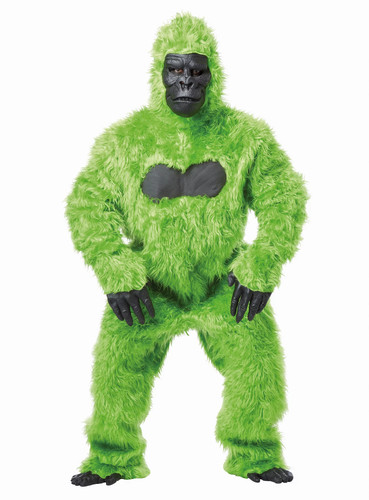 Gorilla kostüm grün - gorilla,