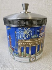 Seltmann Weiden -Millennium Deckel-Dose Zinndeckel Limitierte Porzellan Edition