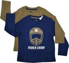 2-er Set Langarmshirt T- Shirt Jungen Shirt Gr.98/ 104 "Rider Crew"