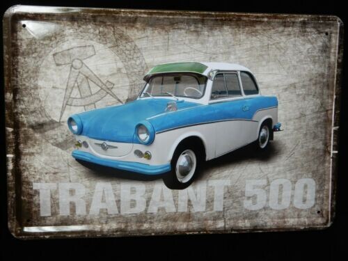 Blechschild trabant 500 - trabant,