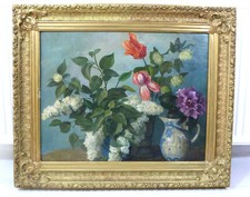 Großes Gemälde Blumenbild