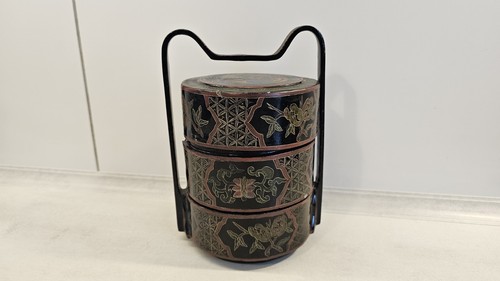 Vintage chinesische lackierte