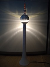 Modell berliner Fernsehturm & UKW Turm mit Beleuchtung  / Alexander Platz 