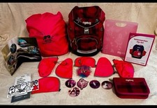 Ergobag pack Schulrucksack rosa/pink Set (22tlg.), 35 cm, 20 L.