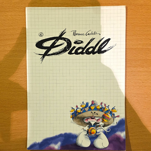 Diddl block din kariert - block,