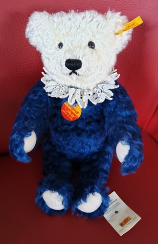 Steiff teddybär weiss blau - steiff,