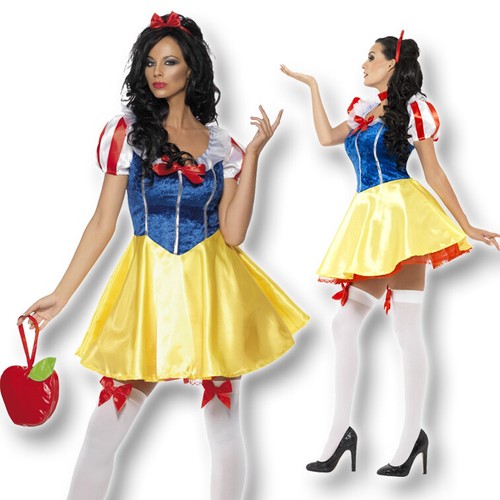 Schneewittchen damen kostüm - schneewittchen,