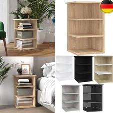 Beistellregal Bücherschrank Beistelltisch Nachttisch Sofatisch Regal 35x35x55cm