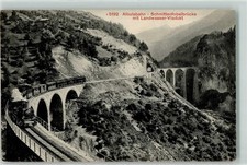 10624776 - Albulabahn Landwasserviadukt Rg. Berguen