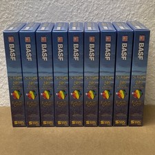 9x BASF S-VHS 240 Minuten