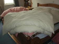 DAUNENSTEPPBETT HELL GROSS