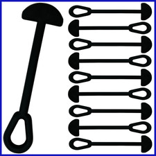 10x Spanngummi 180mm Spannring