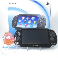 【Near Mint】Sony PS Vita PCH-1100 Crystal Black 3G/Wi-Fi Modell Konsole #DEN21117