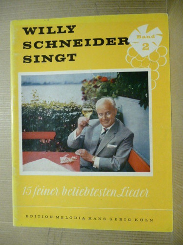 Musiknoten sonbook willy - -,