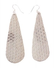 Leder Wasserschlange Ohrringe