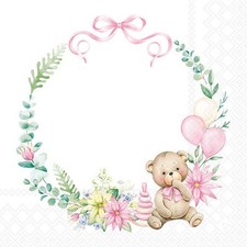 Ambiente Serviette Baby Teddy