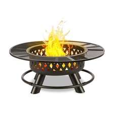 Feuerschale Schwenkgrill Tisch Garten Lagerfeuer Feuerstelle Feuerkorb 120 cm