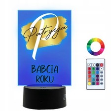 Personalisierte 3D-LED-Lampe für Oma - Plexido