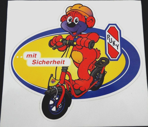 Werbe aufkleber puky mit - werbe-aufkleber,