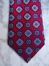 NO NAME Designer Krawatte 100% Seide #WEINROT/SEHR SCHÖNES MUSTER /TEFLONSCHICHT
