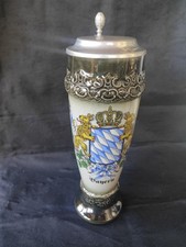  Ton Bierkrug m.Zinndeckel  von King 3 150 R 25 cm mit Wappen von Bayern **neu**