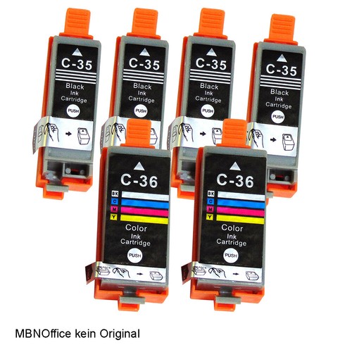 Patronen passend pgi35 - 6x,
