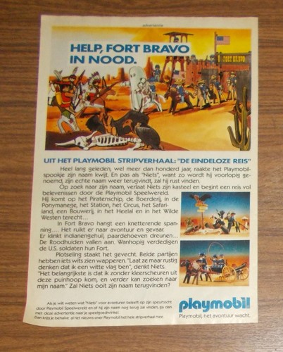 Seltene werbung playmobil - werbung,