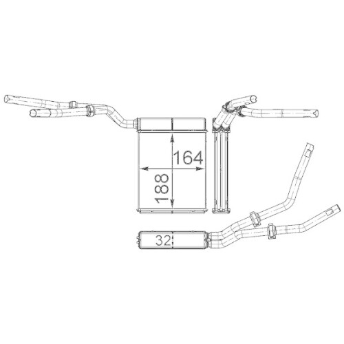 Wärmetauscher - 1x,