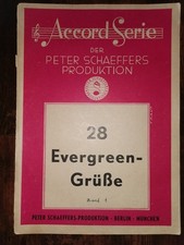 Notenheft evergreen grüße - 28, evergreen-grüße