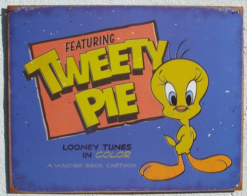 Tweety retro design - retro, metall