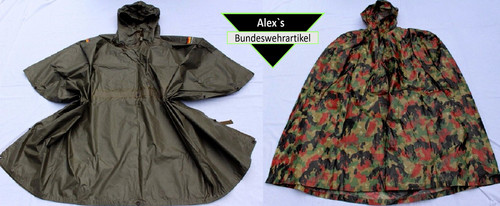 Orig bundeswehr regenponcho - ,