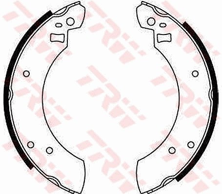 Trw bremsbackensatz - trw,