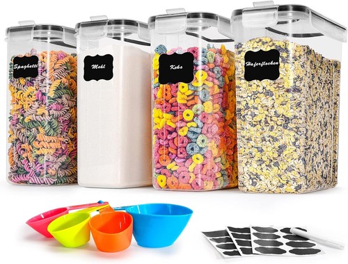 Storage jars with lid - with,