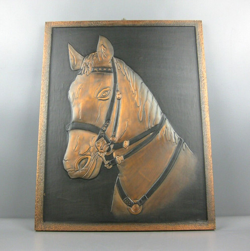 Kupferbild pferdekopf pferd - pferdekopf,