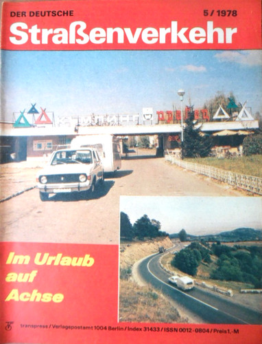 Der deutsche straßenverkehr - der,