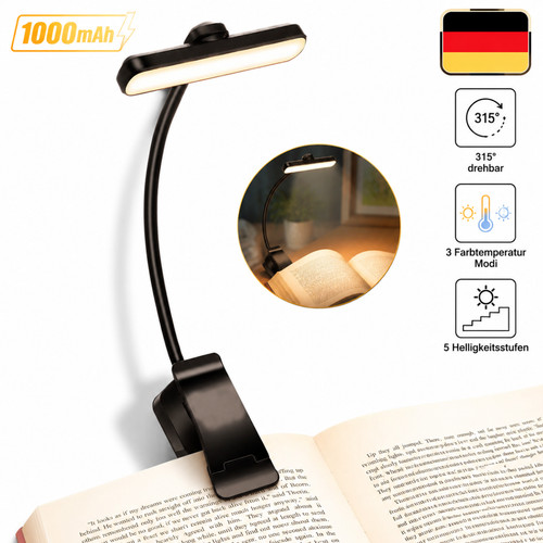 1000mah led klemmleuchte usb - led,