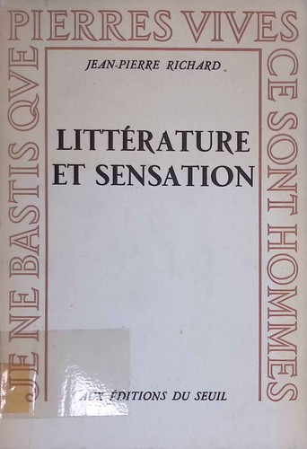 Littérature sensation - et,