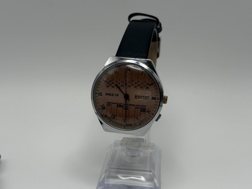 Vintage raketa ewiger kalender - vintage,