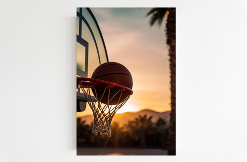 Wanddeko fernweh basketball - -,