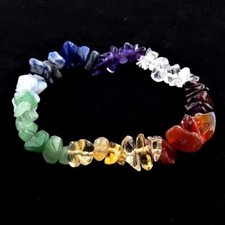 Chakra armband trommelstein - armband,