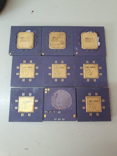 Vintage goldcap cpu - 9, x
