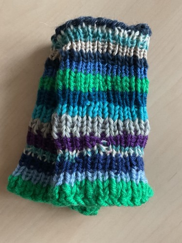 Pulswärmer armstulpen blau - pulswärmer,